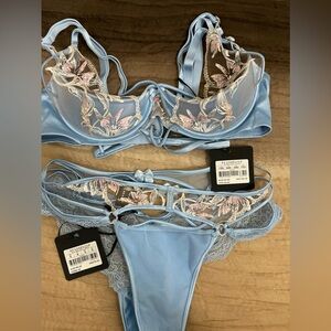 Honey Birdette Evangeline (34D) and Panty (S) set. BNWT